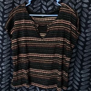 American Eagle Striped Shirt